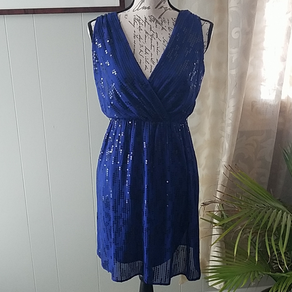 Express Sequined Party Dress Size S